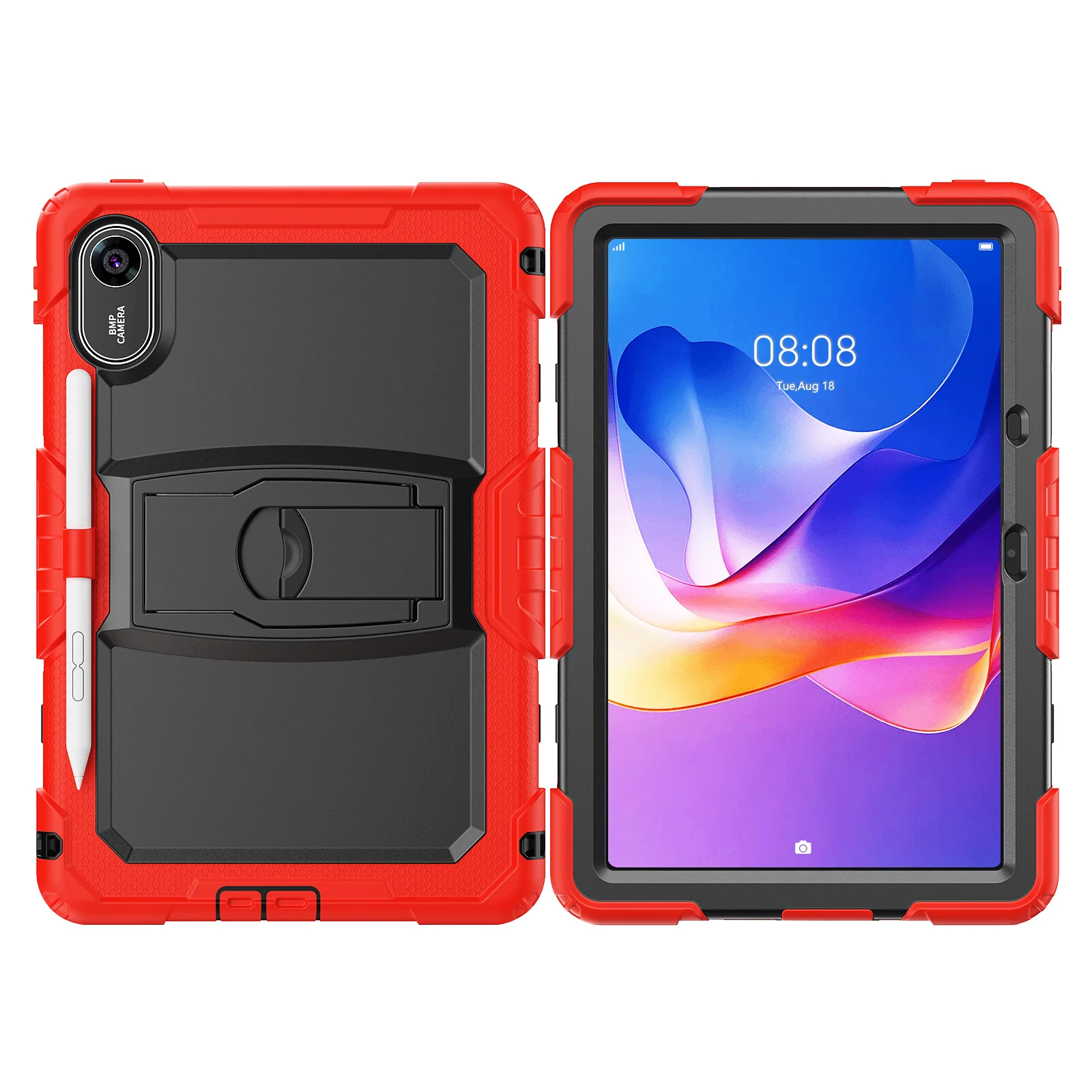 

Heavy Duty Protective Case for Xiaomi Redmi Pad 2 11 inch 2025 PC+ Silicone Stand Shockproof Tablet Cover for Redmi Pad 2 11"