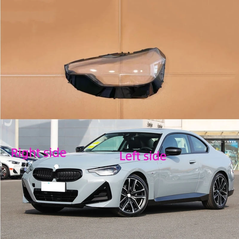 

For BMW 2 Series G42 G87 2023 2024 2025 2Door Coupe Car Headlight Shell Headlamp Cover Replace Lamp Shade Headlamp Lens Glass