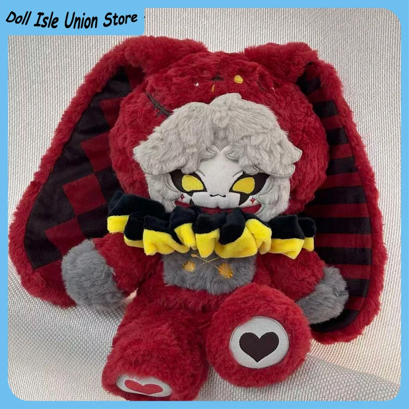 Pierrot Attribute Cotton Doll Plushie Birthday Gift 30CM Mascot Anime Soft Plush Stuffed Cartoon Version Toys Pillow
