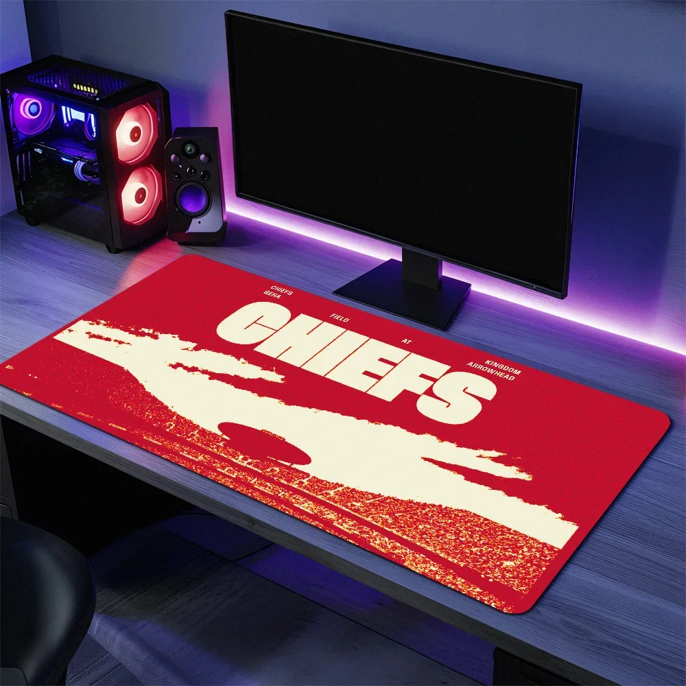 Mousepads Mat Non-slip Lockedge Office Student Gaming Thickened Large Kansas Writing Pad Cushion Mouse C-Chiefs City Pad