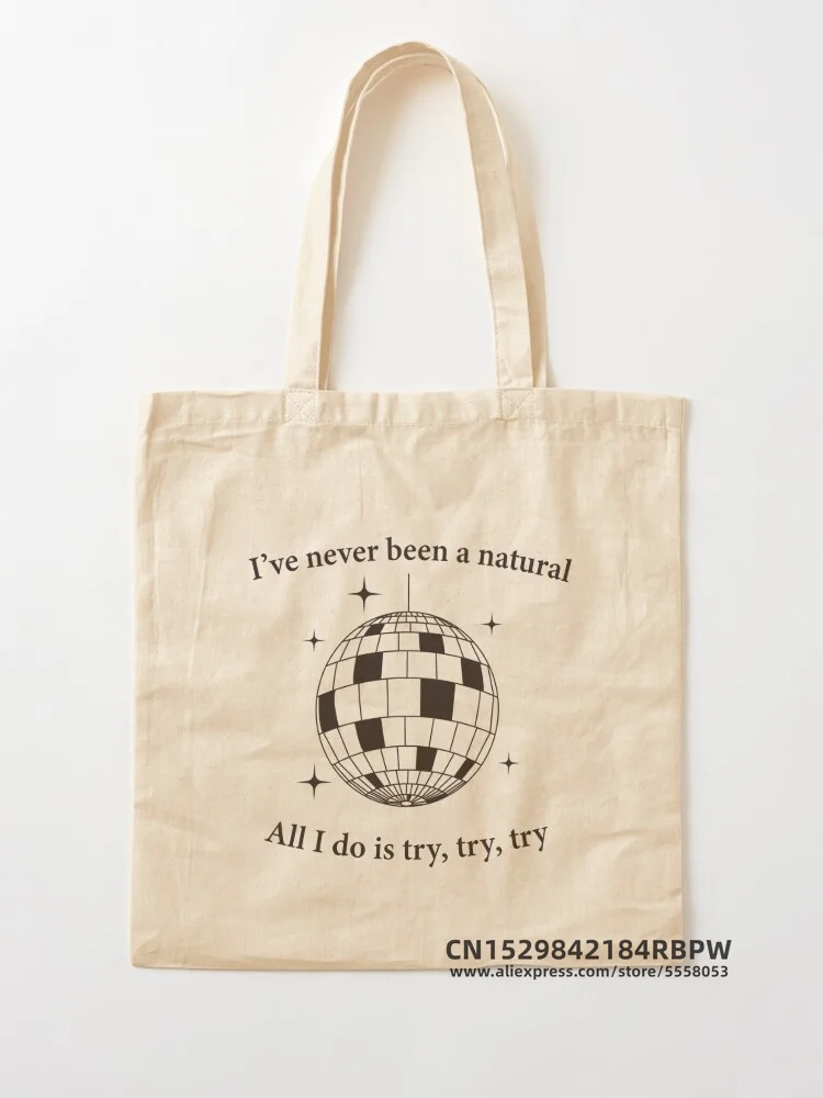 mirrorball Tote Bag Girls Pacakge Hand Bag Women Eco Reusable Shoulder Shopper Bags Bolsas De Tela