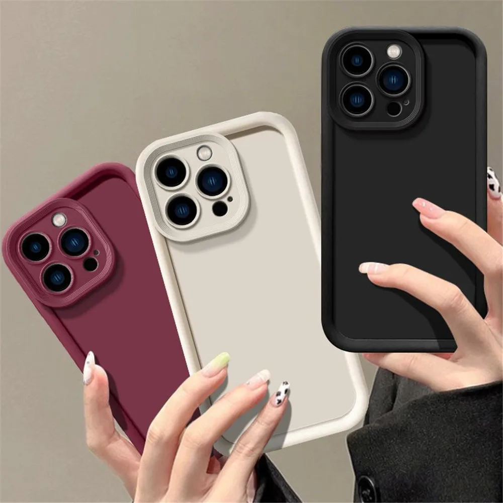 Phone Case For Xiaomi Redmi Note 13 12 11 10 9 8 13 Pro Plus 10S 11S 12S 9S Matte Soft Silicone Cover Funda Redmi Note 13 Pro 5G