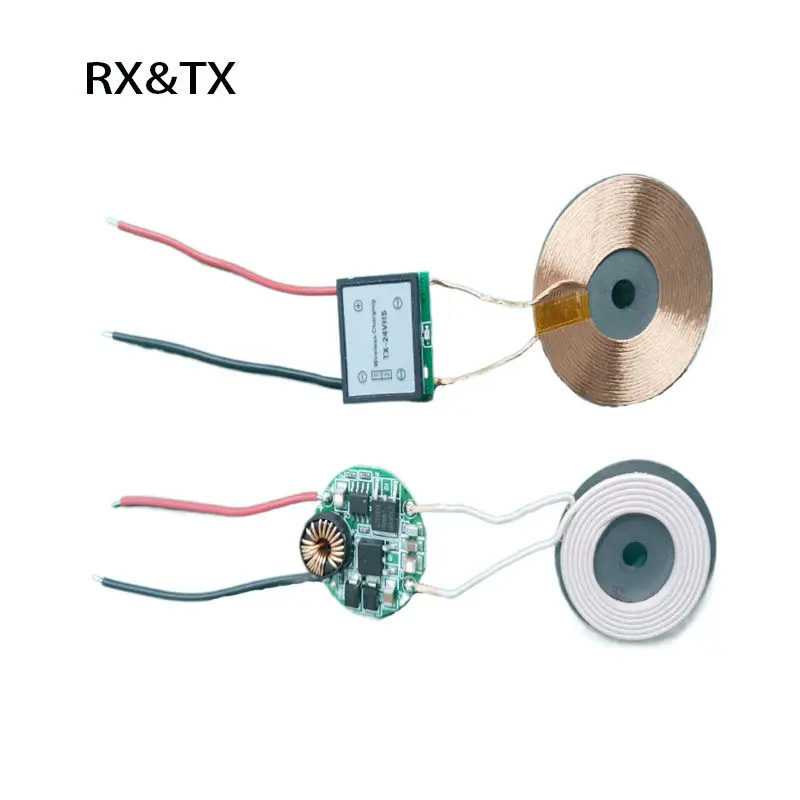 

Модуль беспроводной зарядки RX&TX / Передатчик 24В / Приемник 5В, 6В, 8.4В, 9В, 12.6В, 13В, 14В PCBA