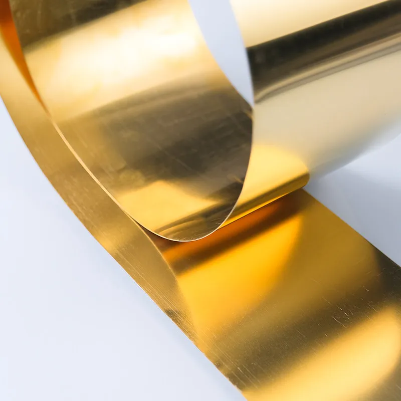1Pc Length 500/1000mm H62 Brass Strip Foil Thick 0.3-1mm Brass Sheet Skin Width 5-400mm