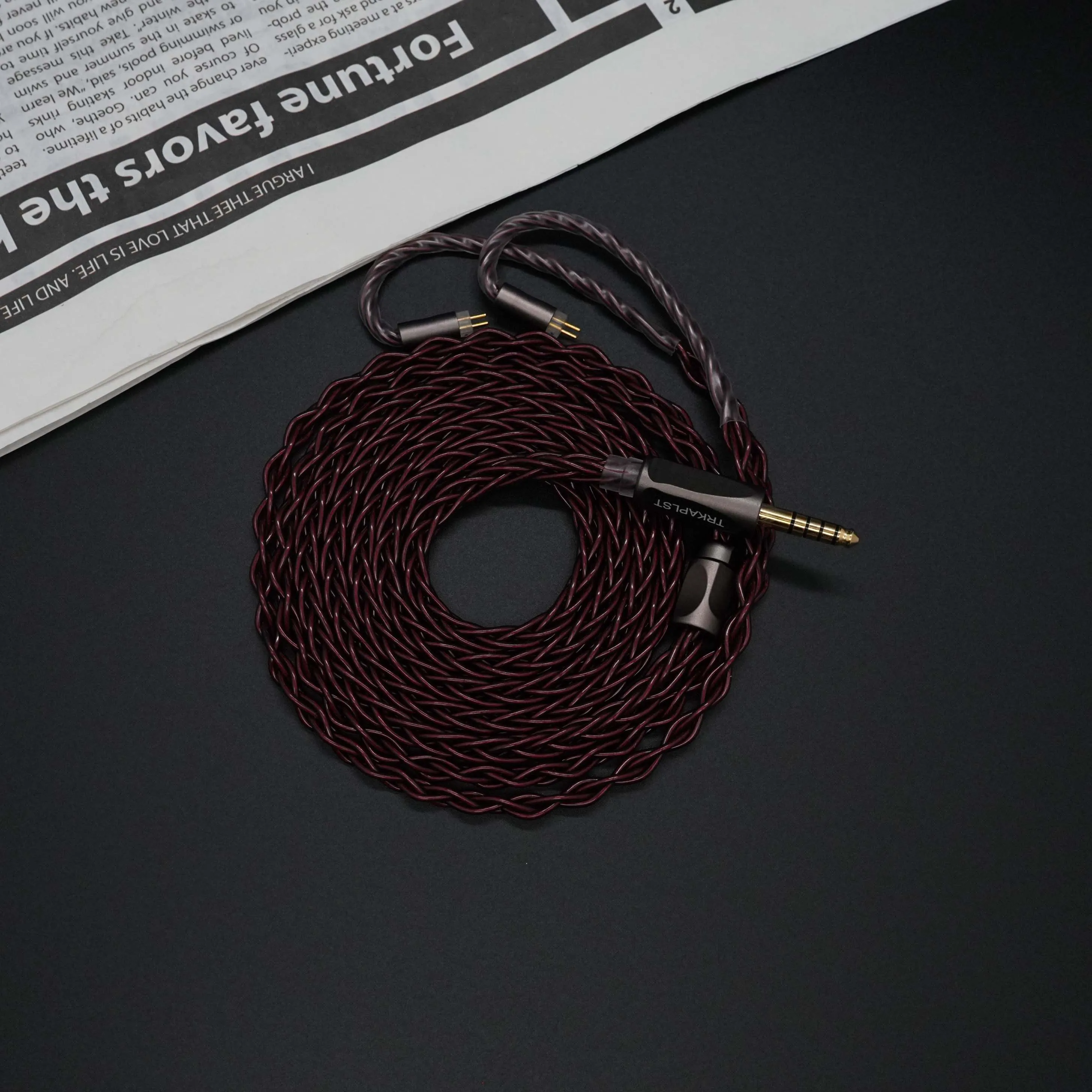 TRKAPLST-26 Furukawa Silber-Kupfer-Legierung + ölgeimpregniertes Graphen-IEM-Kabel 2,5 3,5 4,4 mm mit IE900 0,78 mmPIN MMCX für HIFIMAN – Detail 17