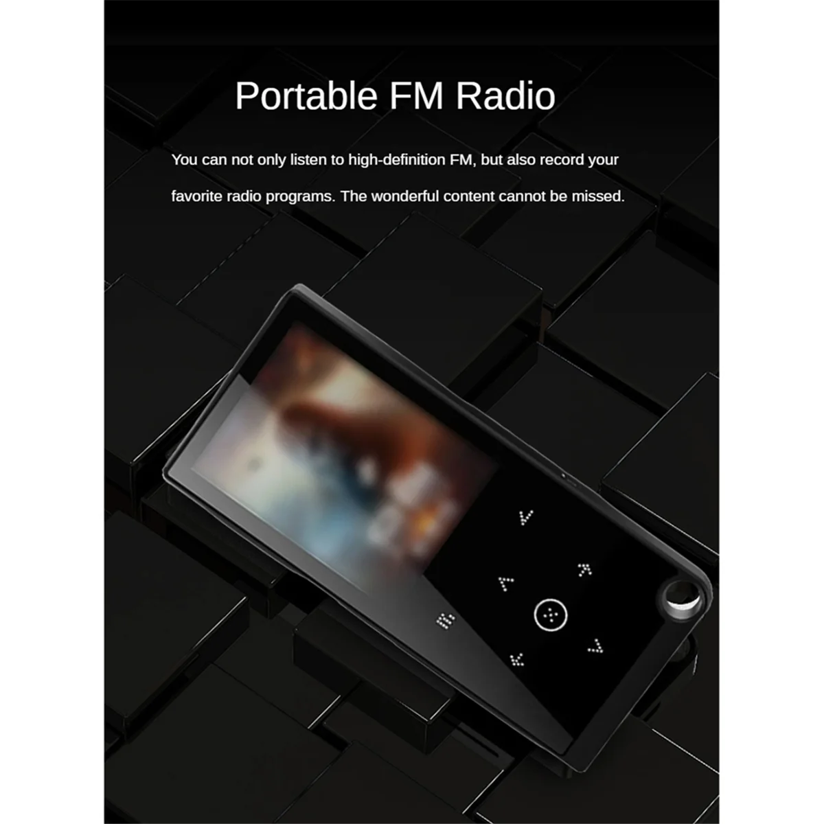 

Bluetooth 5.0 Lossless MP3 Music Player HiFi Portable Audio Walkman with FM/EBook/Recorder/MP4 Video Player