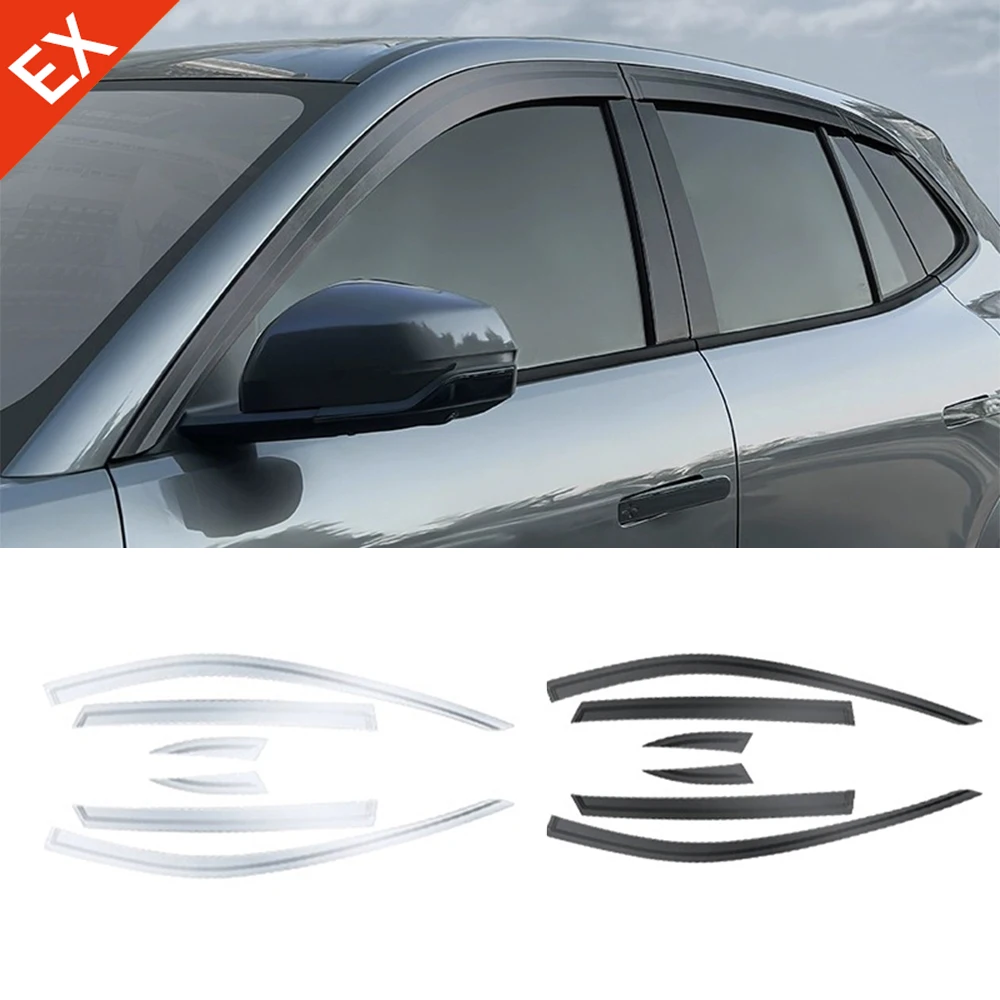 

Для GEELY Galaxy E5 2025-2026, аксессуары, хромированная черная отделка, солнцезащитный козырек на окно автомобиля, дождевик, защитная наклейка и гарнир