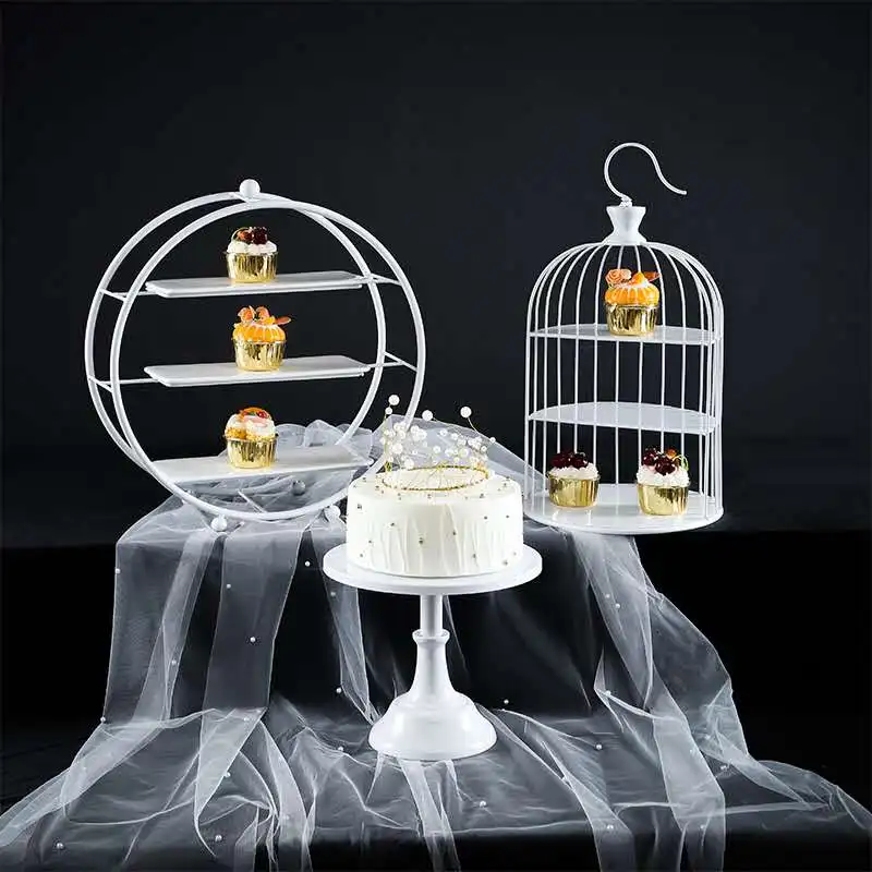 Dessert table display shelf dessert cake tray buffet tea break table cake shelf afternoon tea cake rack