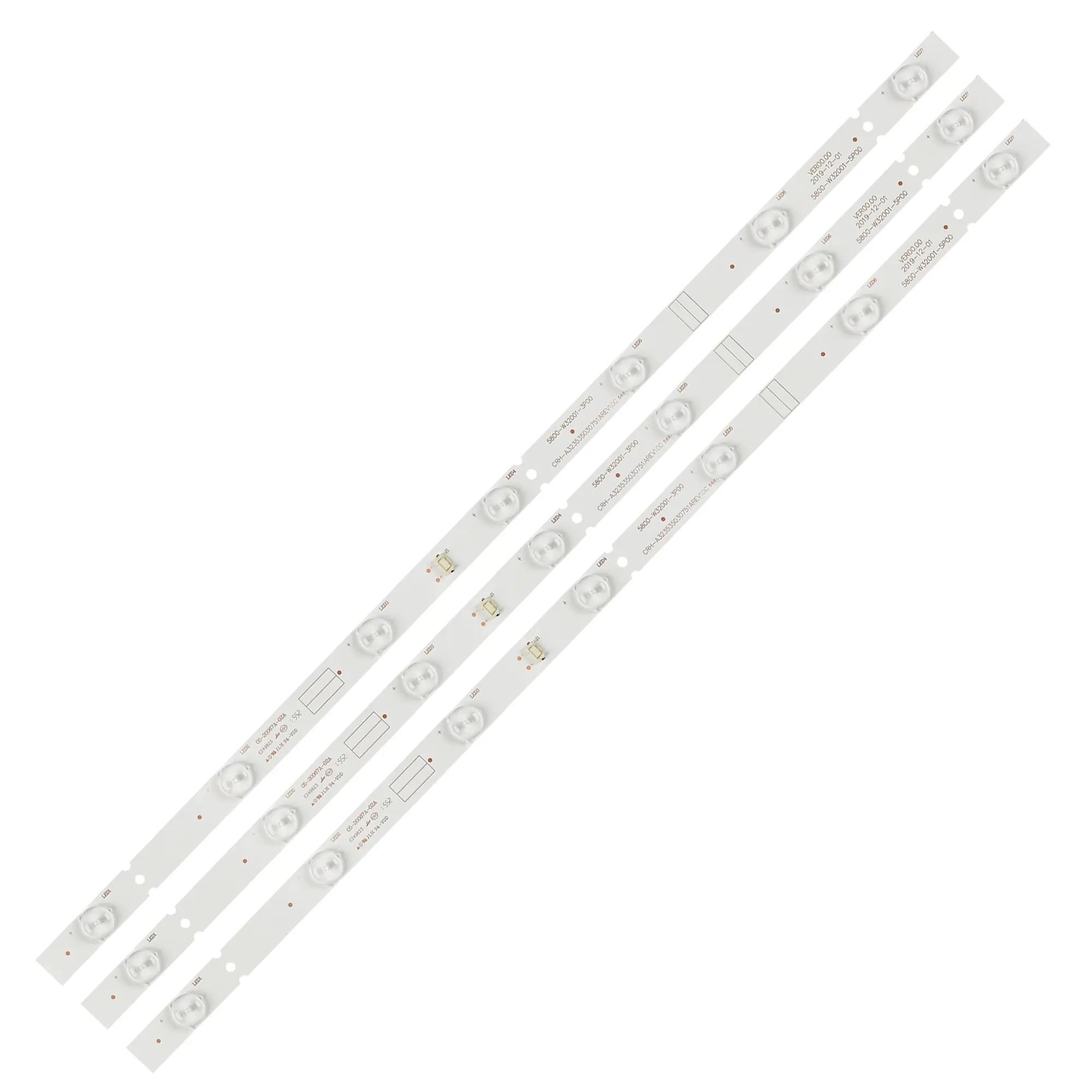 

New 3 PCS/set 7LED 607mm LED backlight strip 5800-W32001-3P00 Ver00.00 05-20024A-04A for TF-LED32S27T2 LC320DXJ-SFA2 32HX4003