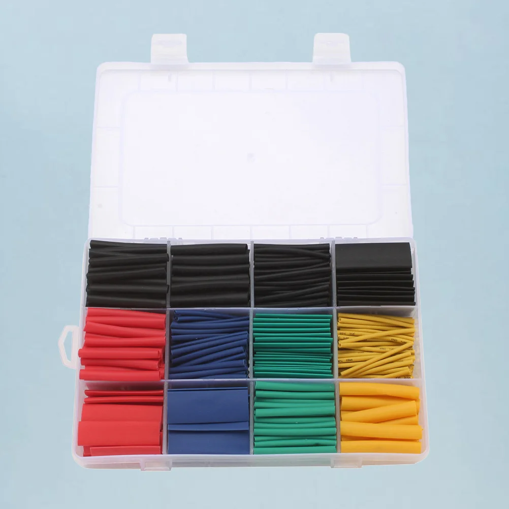 

530Pcs Heat Shrink Tube Kit Durable Electrical Wrap Cable Sleeves Insulation Wire Harness Heat Shrink Tube