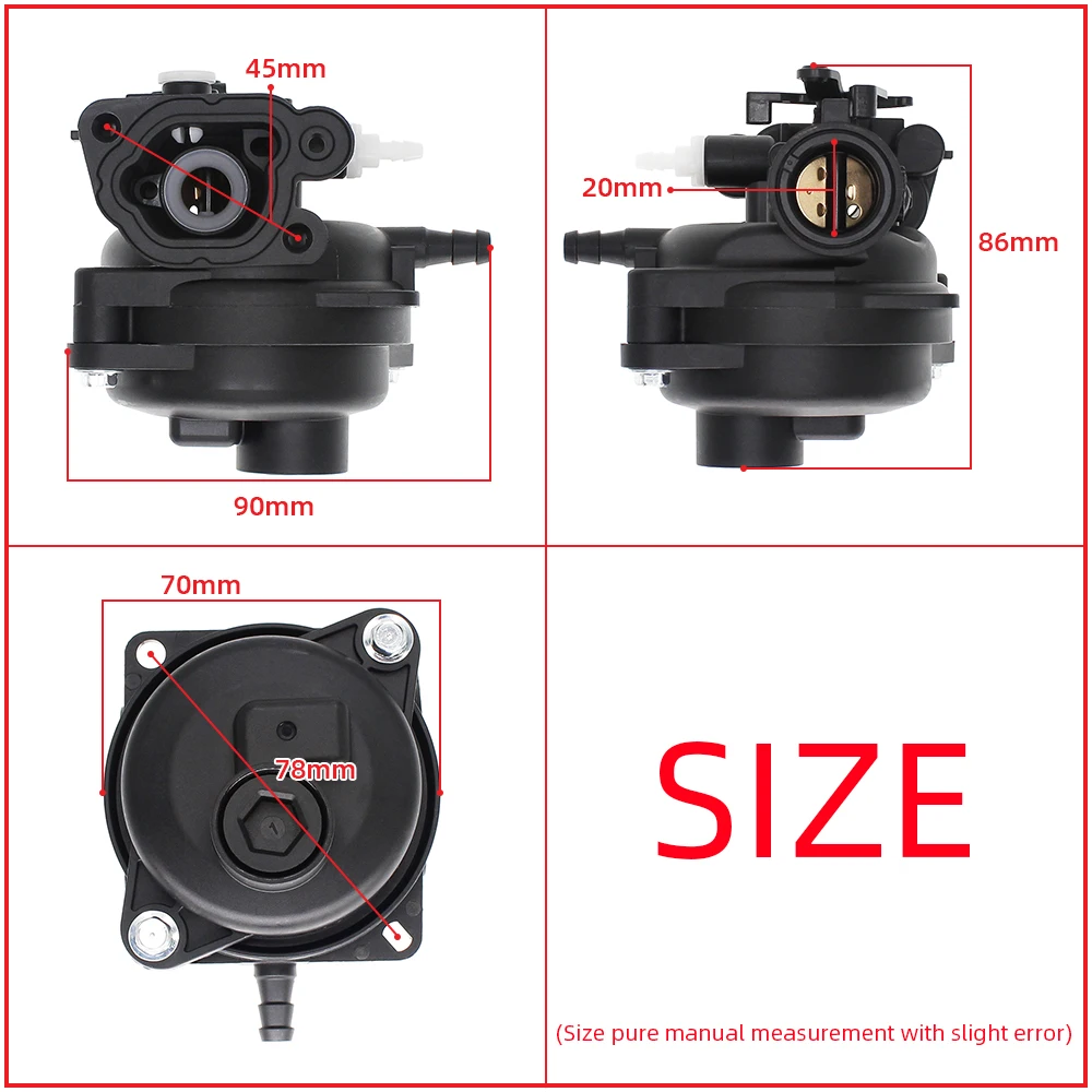 Carburetor 591160 for Briggs & Stratton 300E 450E 500E 550E 575E 600E 125cc 08P502 09P602 Lawn Mower Engine Carb 799583 593261