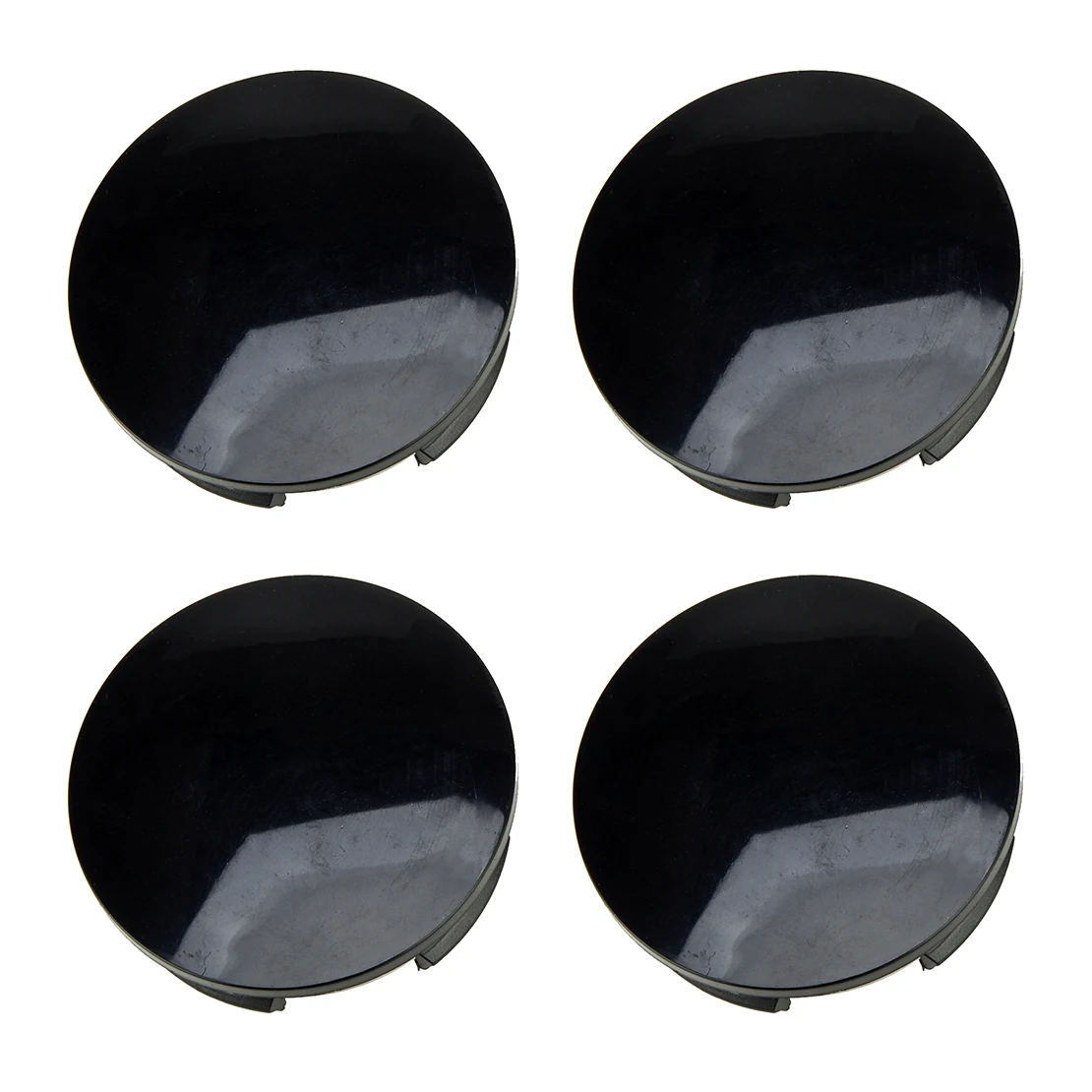 4pcs 57mm Wheel Center Hub Cap Cover Fit for Universal Black ABS