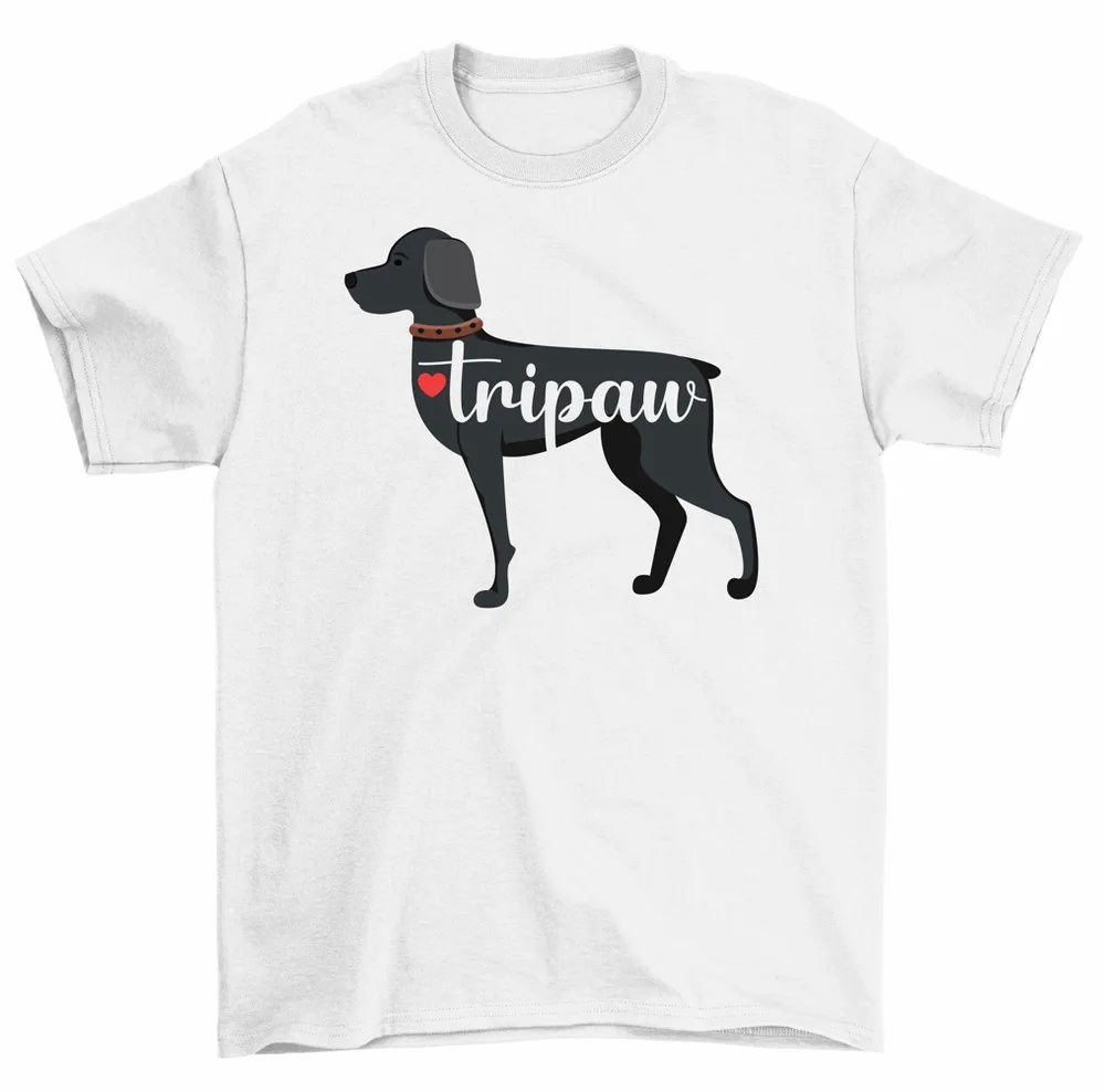 Tripaw เสื้อยืดสามขาสำหรับสุนัข, เสื้อยืดแขนสั้นทำจากผ้าฝ้าย100% ใช้ได้ทั้งผู้ชายและผู้หญิง