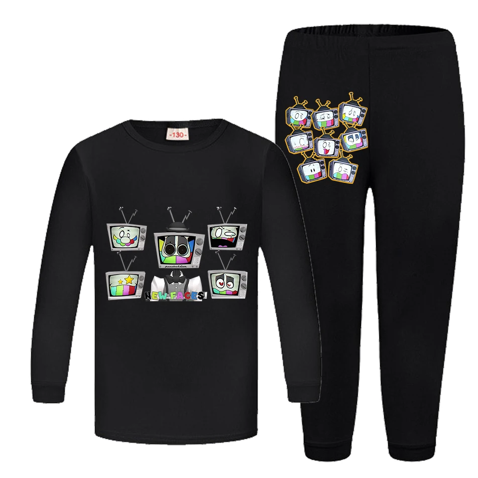 Children's Clothing Spring and Autumn Long Sleeved Long Pants Underwear Set Pajama Set Girls' Colorful Unicorn Home Clothes Set