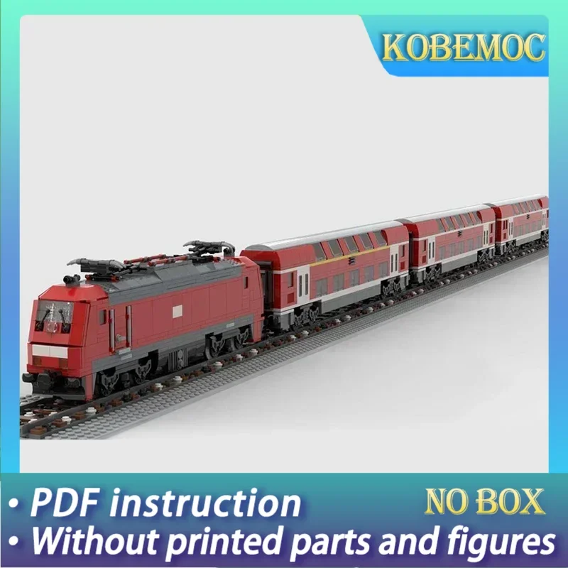 

Модель городского автомобиля Moc Building Bricks Немецкий двойной плоский региональный поезд Технология Блоки Подарки Рождественские игрушки Наборы «сделай сам» Сборка