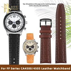 For Citizen Eco-Drive FF Flight Series CA4500 CA4505 CA0695 0615 BM8475 Genuine Leather Watchband 22mm Cowhide Bracelet for Men