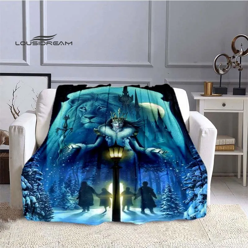 The Chronicles of Narnia Blankets for Beds Home Travel Adult Flannel Blanket for Couch Bed Living Room Sofa Child Keep Warm