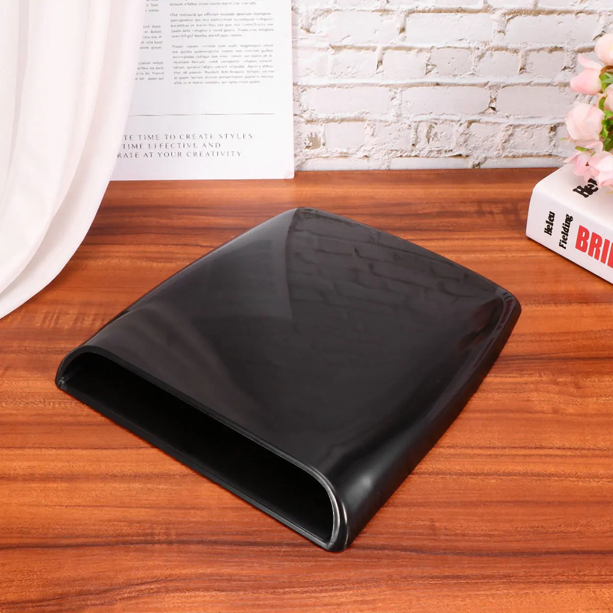 

1Pcs Fake Car Engine Cover Air Vents Outlet Sticker White Decorative Decals Car Hood Styling Accessories Durable Easy to Stick