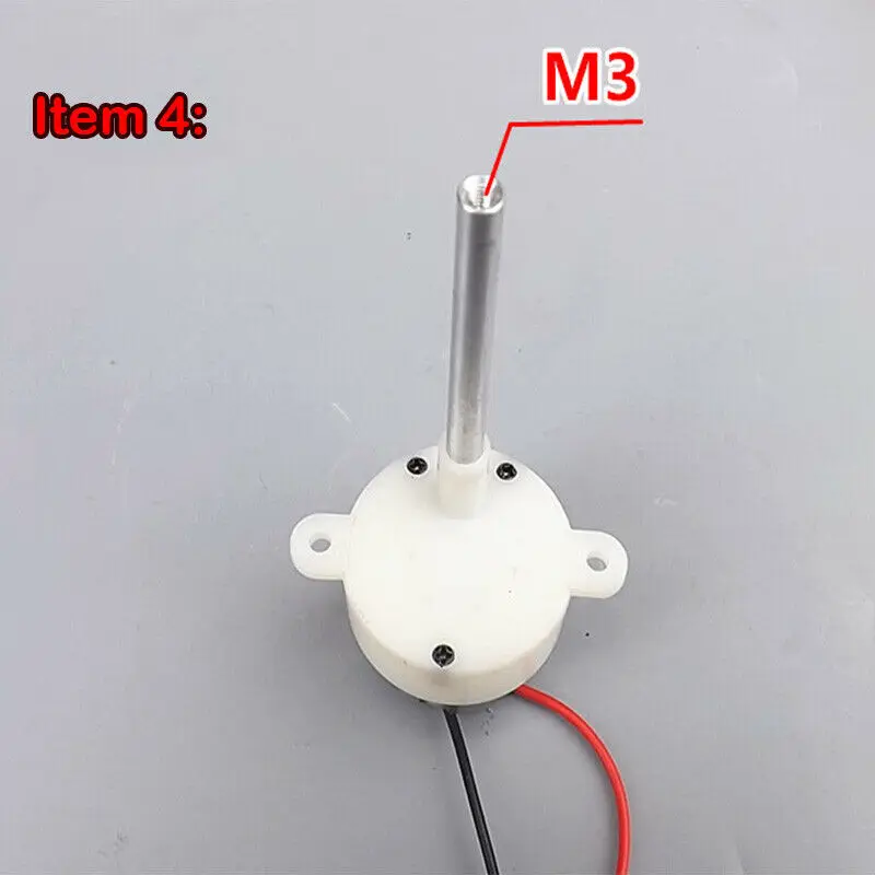DC 3-9V 2.5-11RPM Slow Speed Mini Micro 300 Series Geared Motor High Torque CW CCW Small Mute Plastic Reduction Gearbox Reverse