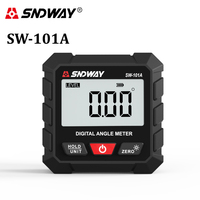 SNDWAY Digital Angle Meter Clinometer Level Box Protractor Angle Finder Goniometer Slope Tilt Measuring Tools Inclinometer