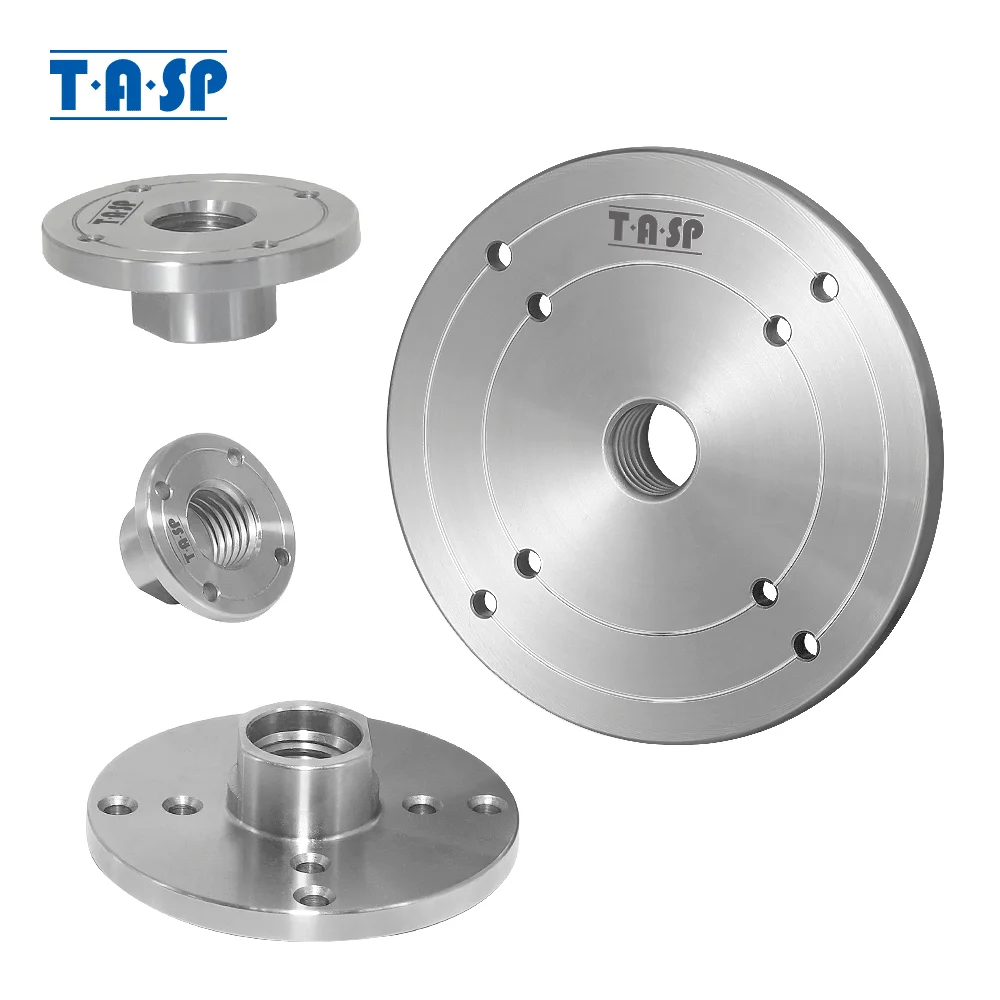 

TASP Wood Lathe Face Plate M33 M18 1 Inch Threaded Turning Chuck 2" 3" 4" 6" Flange Woodworking Faceplate