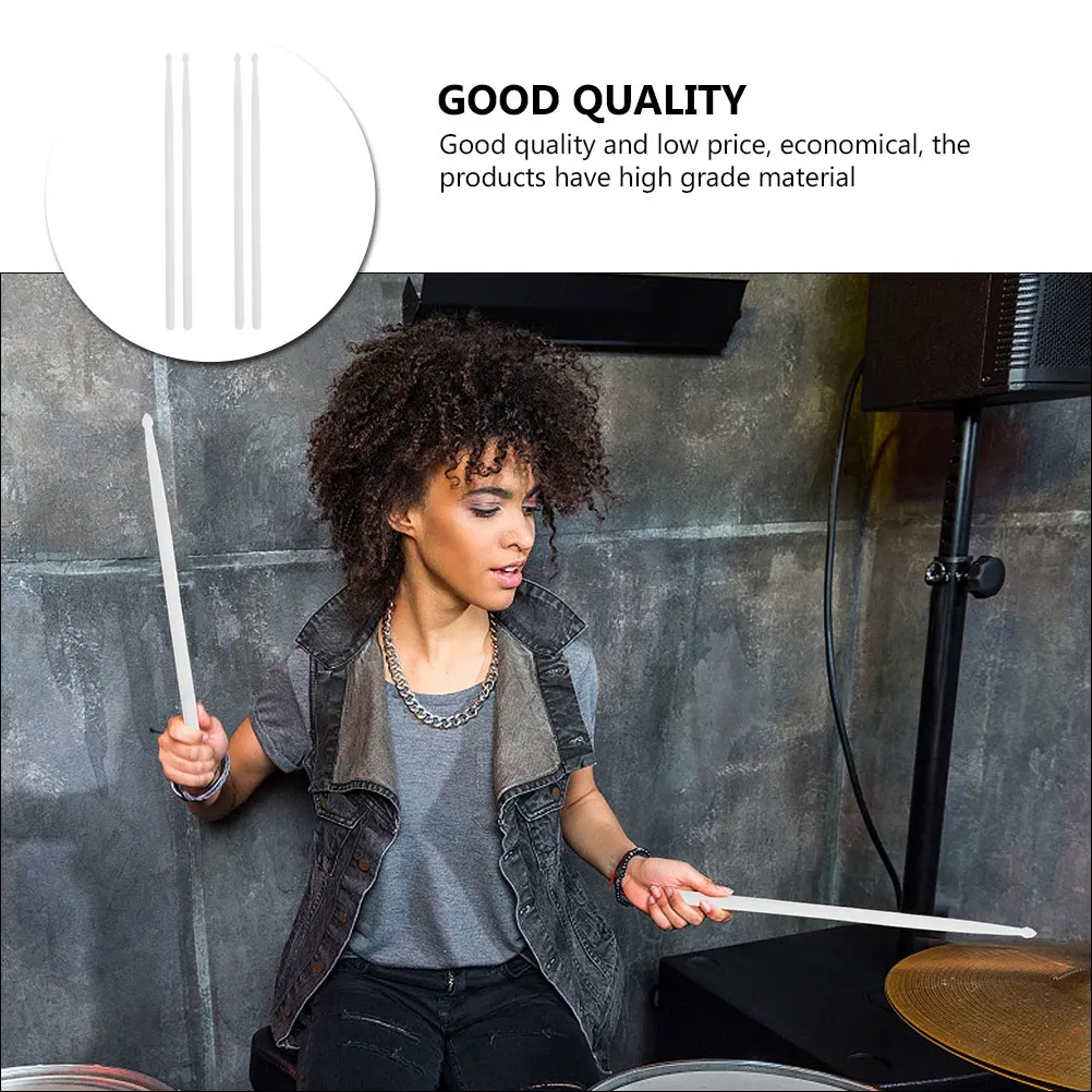 

4 Pcs Luminous Drum Stick Kit Accessories Music Drumstick Useful Percussion Instruments Nylon Tool Drumming
