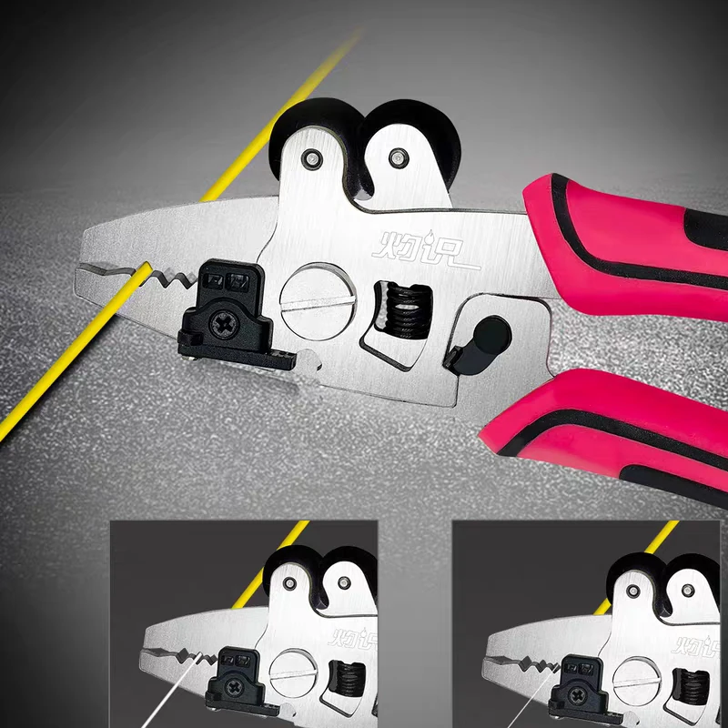 signalfire-8in1-fiber-optic-stripper-with-3-hole-miller-pliers-stripper-scissors