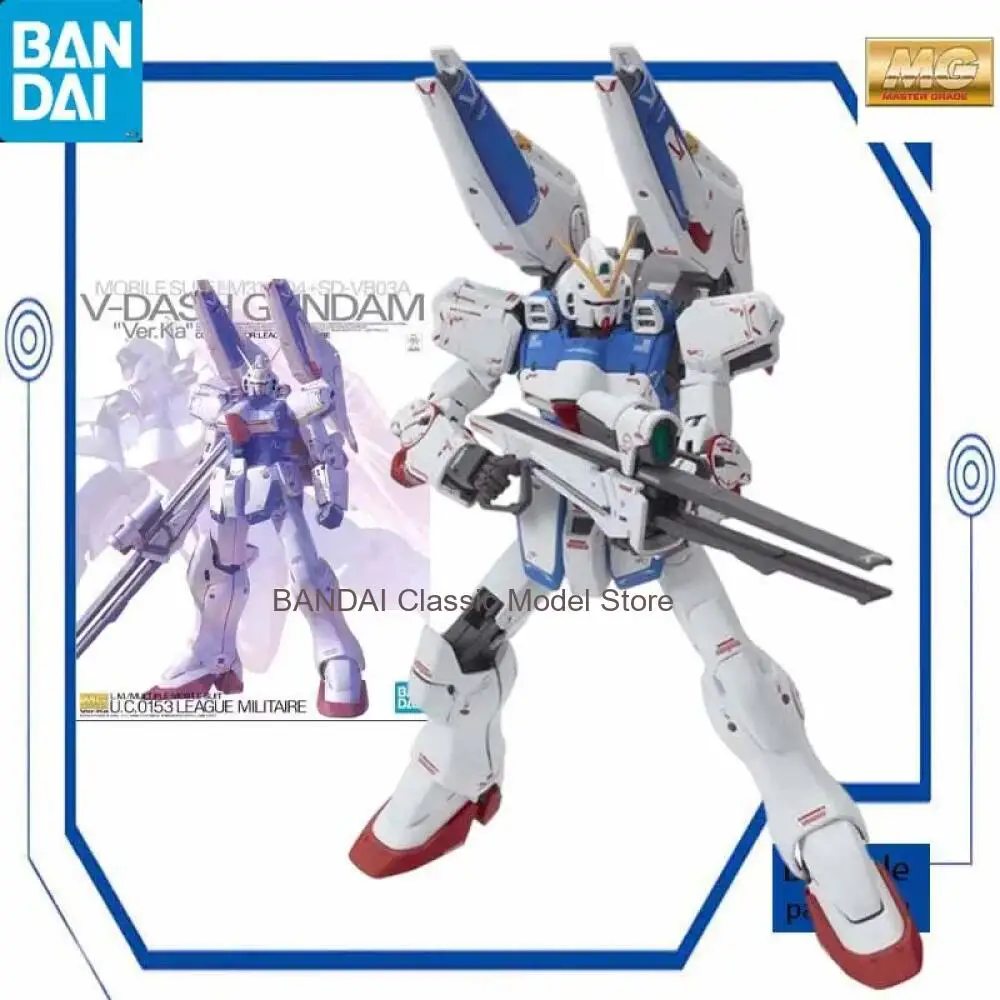 

Original Bandai MG 1/100 V Dash Gundam Ver.Ka Plastic Model Kit Mobile Suit V Gundam Collectible Robot Action Figure Toy