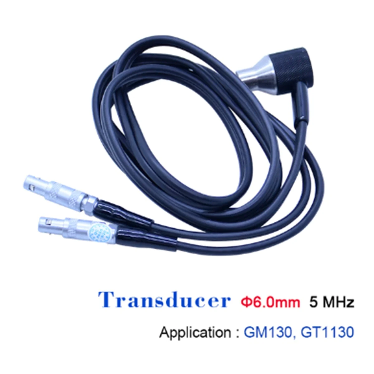 Ultrasonic Thickness Gauge Probe Cable Transducer Diameter 10mm/5MHz Probe