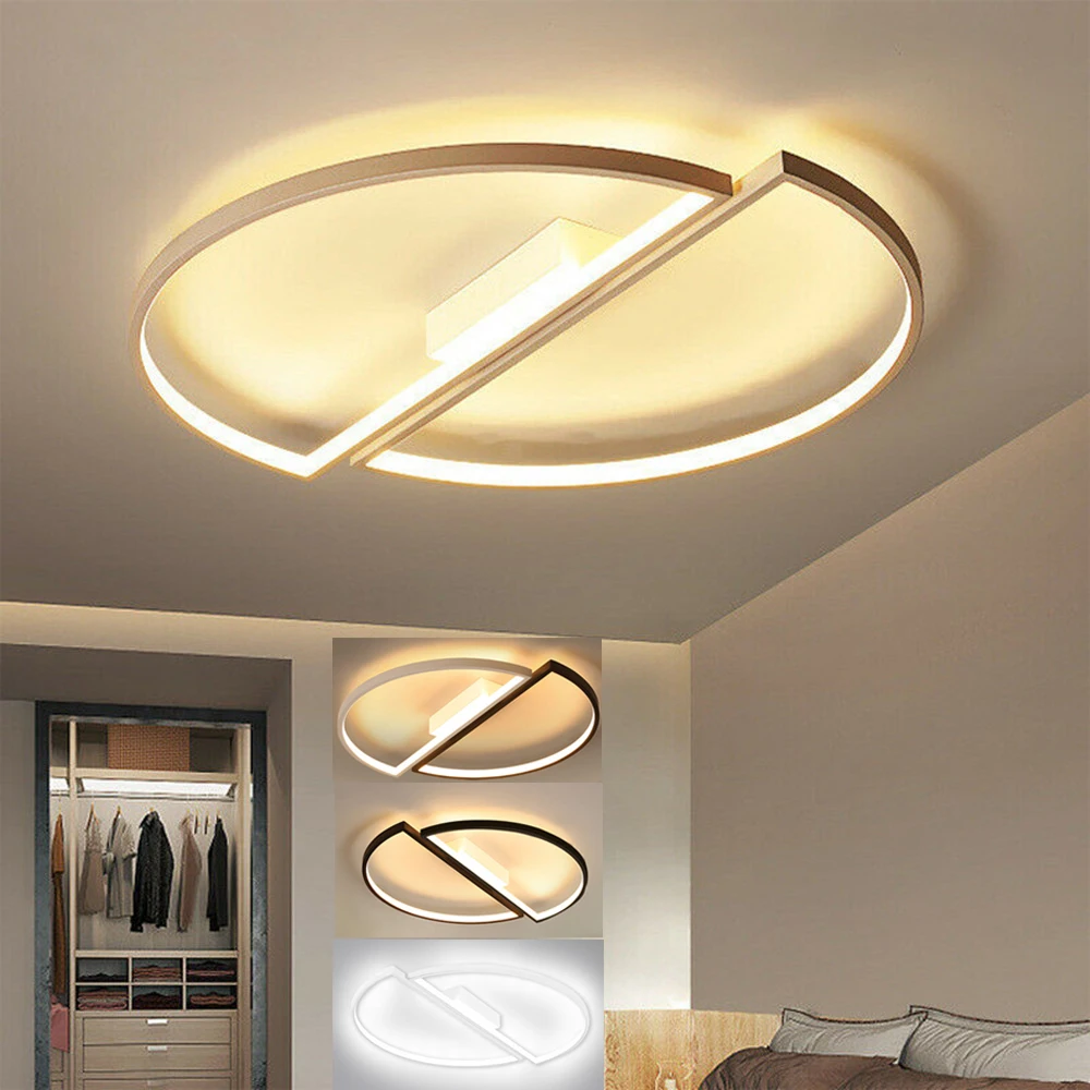 Modern LED Ceiling Light 42W 52W For Home 85-265V Living Room Bedroom Kitchen Ceiling Chandeliers Dining Room Lighting Fixture