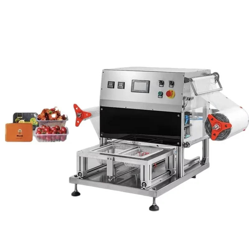 NWD High Performance Food Package MAP Tray Sealing Machine Manufacturers MAP With Pneumatic Operation