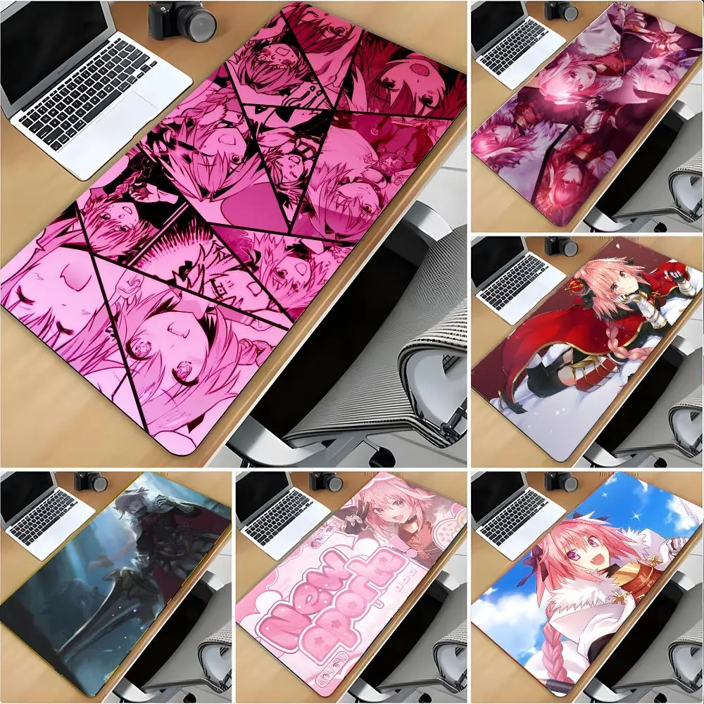 Game Character Fate Grand Order Mouse Pad Large Mouse Pad Desk Mat Non‑Slip Gaming Board Game Mat with Stitched Edges