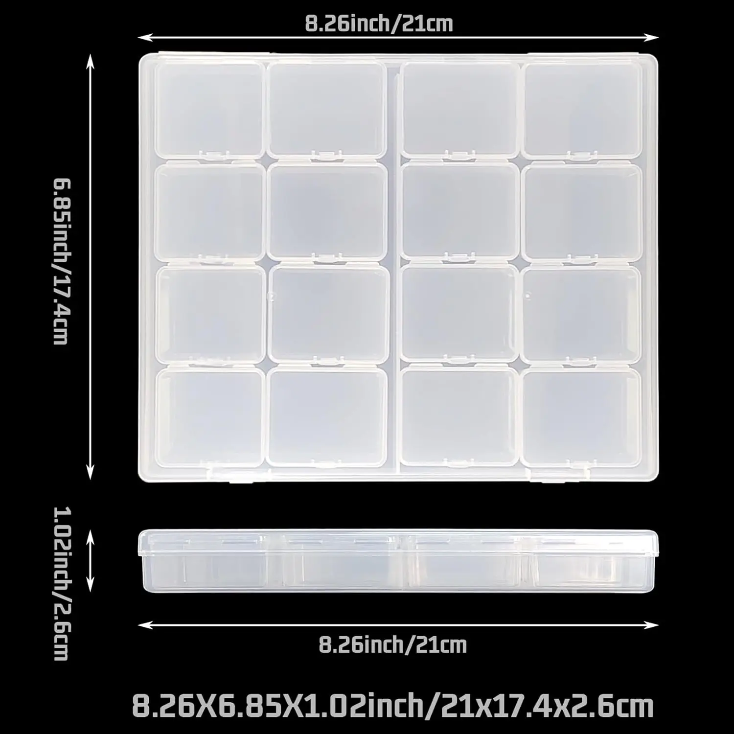 Aventik caja de cuentas para pesca con mosca - imagen 2