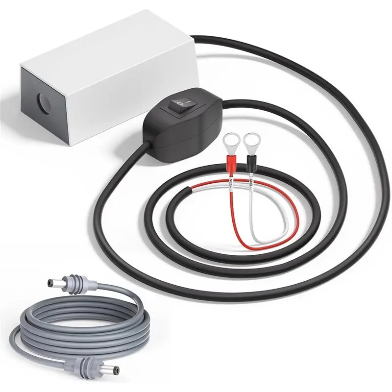 A11E-12V Battery Adapter With Switch 12V-24V To 30V 2A Step Up Converter For Starlink Mini,DC Power Supply Adapter