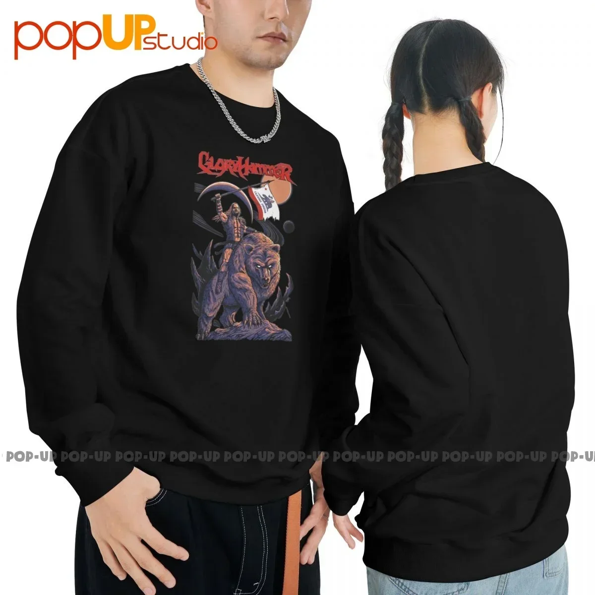 Gloryhammer - سويت شيرت The Power Of Hoots، بلوفر، قمصان كاجوال مريحة