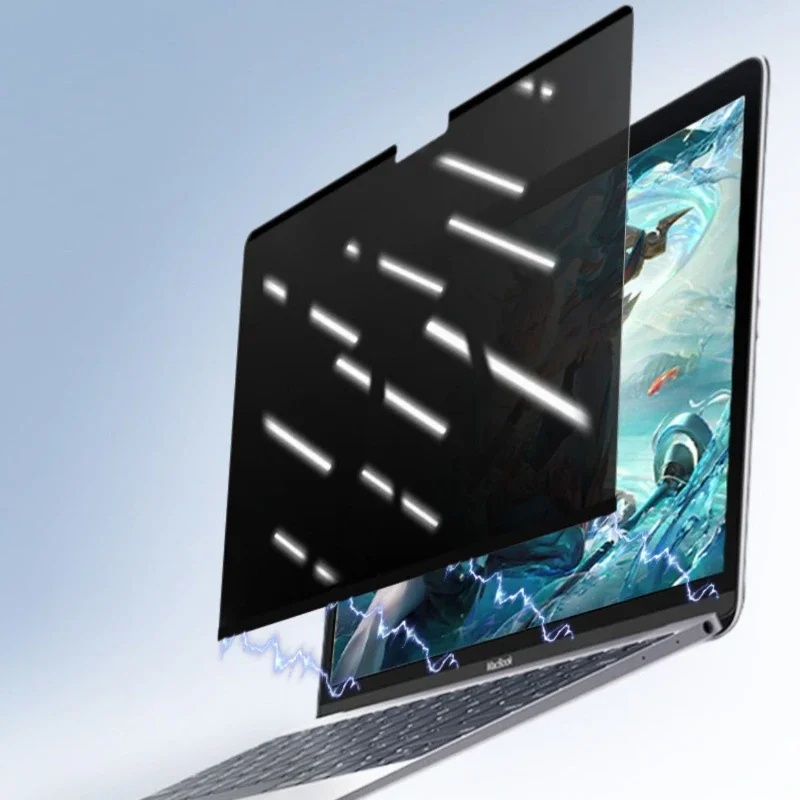 Privacy Screen Protector For macbook pro/ air 13.3 14 15.6 16 inch 310 x174mm  345 x194mm Magnetic suction anti-peeping film