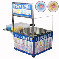 110V 220V Automatic Commercial Electric Cotton Candy Machine 8000R/min Fancy Cotton Candy Maker Sugar Floss Machine