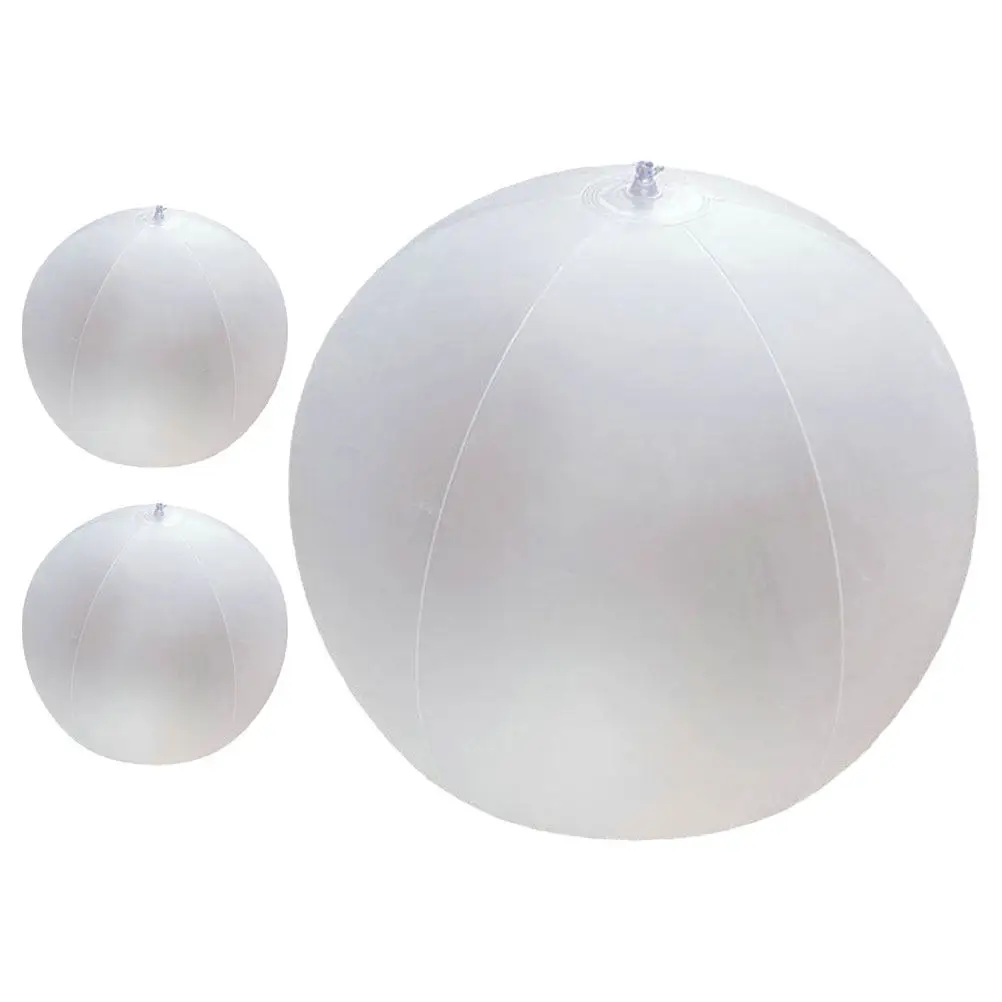 

3Pcs Stylish Frosted Inflatable Beach Balls PVC Pool Wedding Decor Summer Beach Party Decoration Photo Studio Props Unique