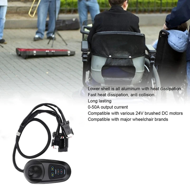 

HOT SALE Electric Wheelchair Joystick Controller Electric Wheelchair Controller Shifting Smoothly For Intelligent Robots