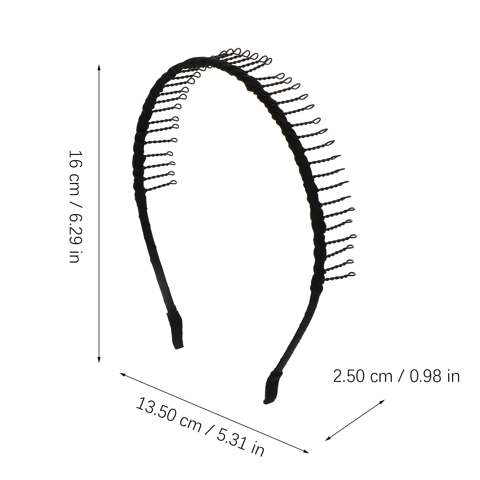 

6 Pcs Teeth Non Women Teeth Headb slip Comb Headb Headb s Comfortable Hairb s Women DIY Sports Comb Styling Tools