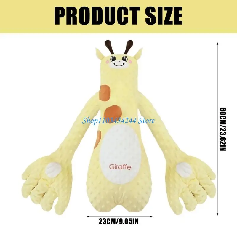 متعددة الوظائف الطفل المزاج تهدئة وسادة جميلة عناق دمية اليد لينة لطيف وسادة مريحة تهدئة لعبة للنوم #6