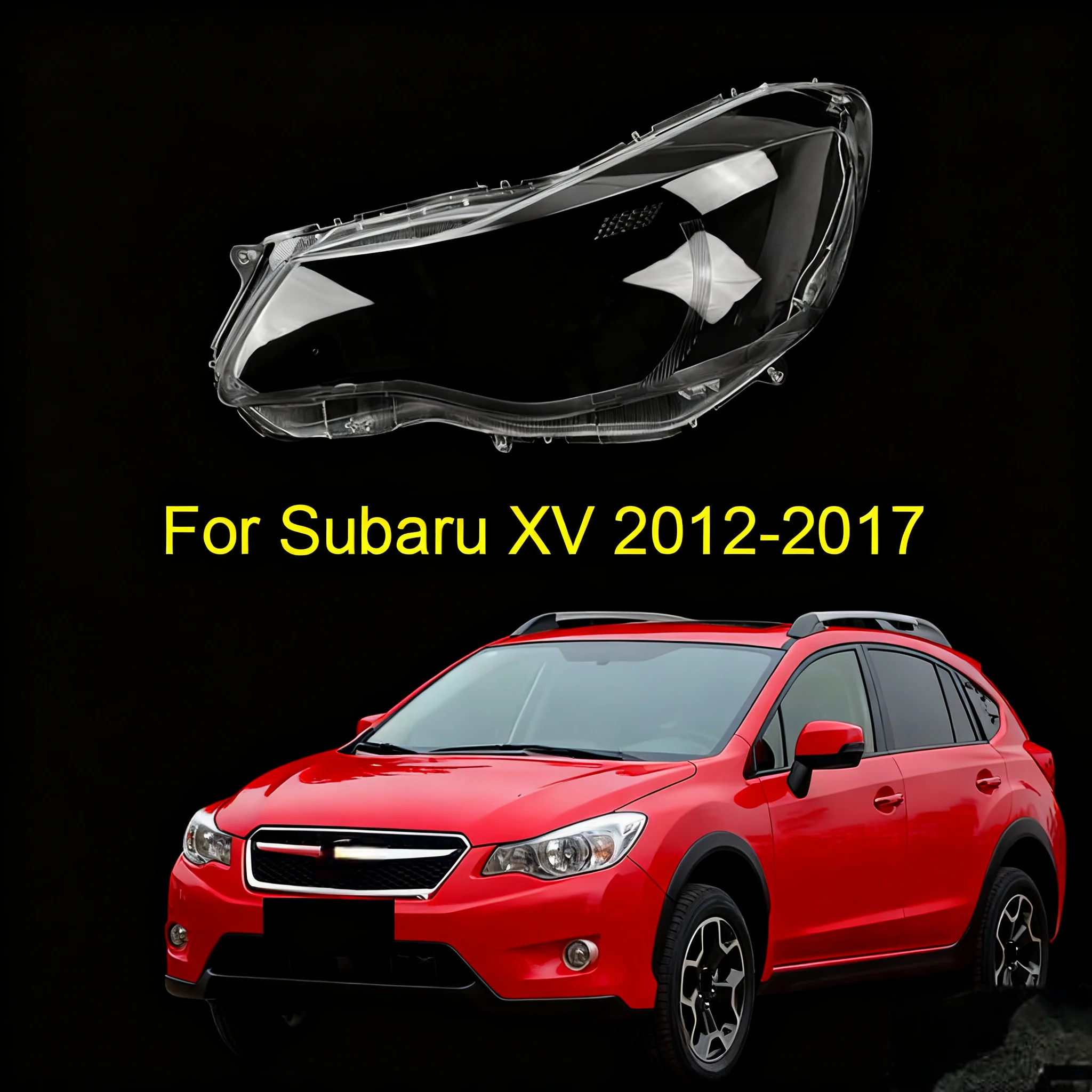 

For Subaru XV 2012 2013 2014 2015 2016 2017 Headlight Transparent Shell Headlamp Cover Lens Replace The Original Lampshade