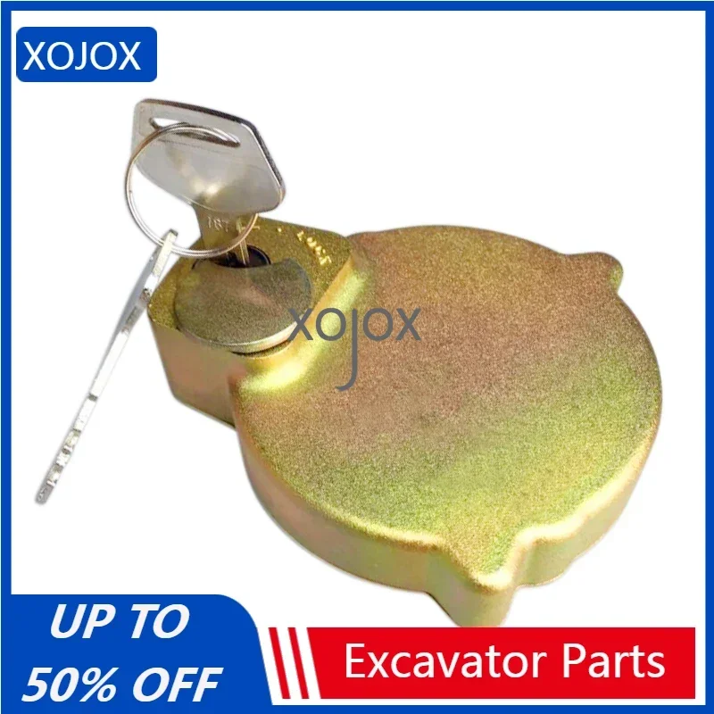 XOJOX Fuel Tank Cap  Cover For KOMATSU PC200-6 PC-6/7 Excavator