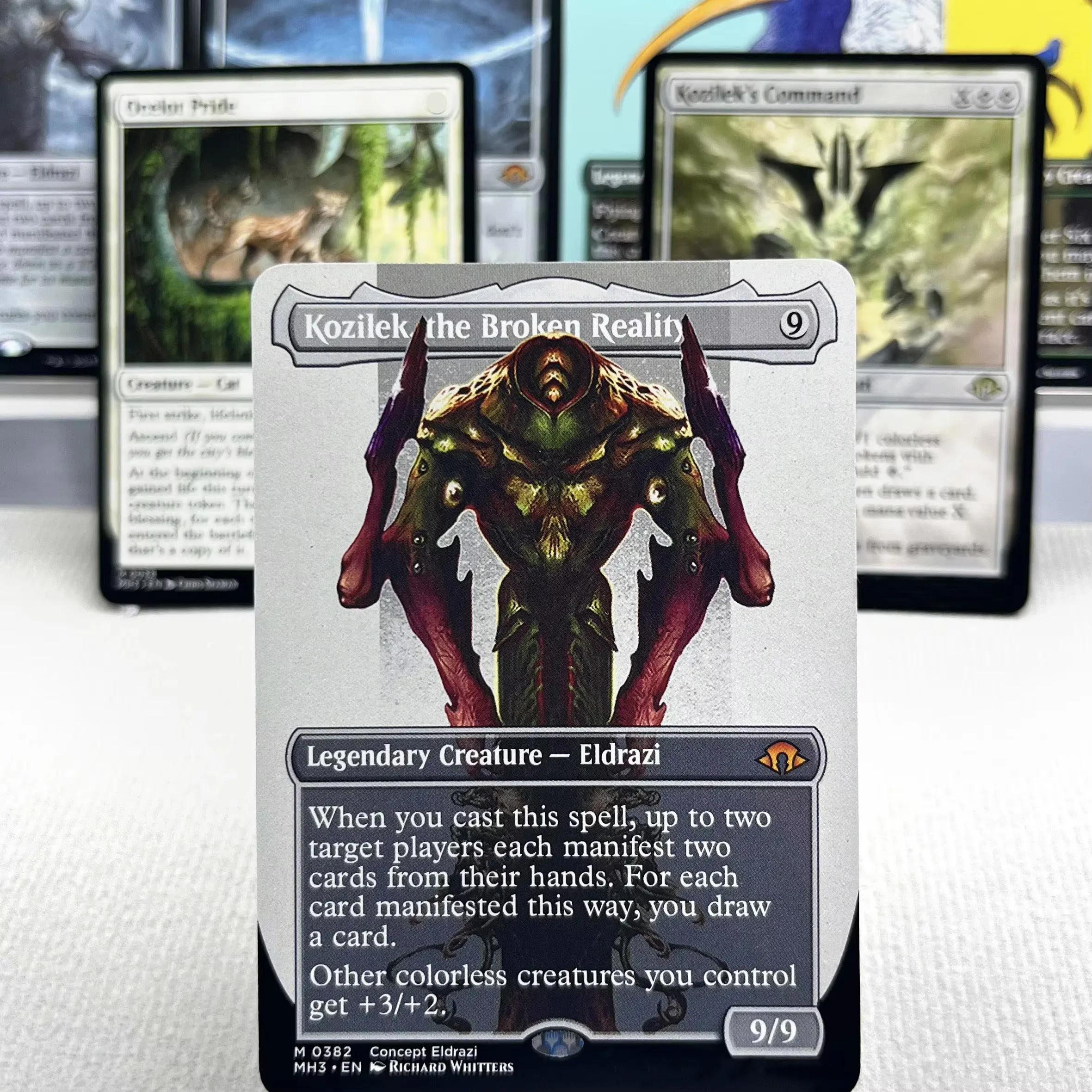 MH3 HOLO8-I01 Cartões Tcg mágico Black Core Kozilek, a Realidade Quebrada Ugin's Binding Ugin Labirinto Ocelot Pride reunir