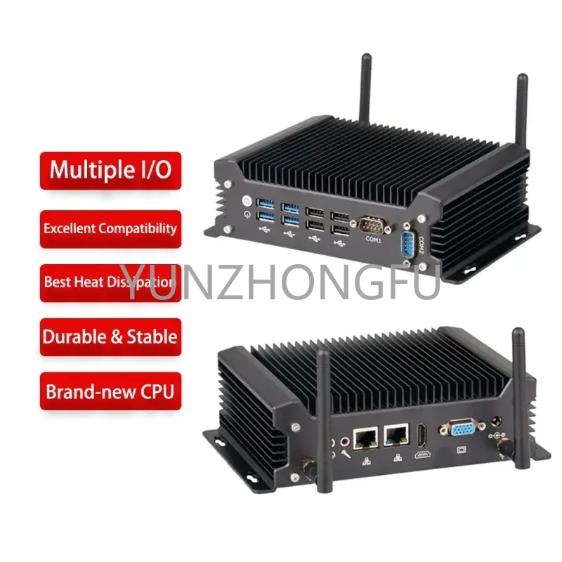 Mini PC Intel i7-10610U X86, 16 Go, 2 ports LAN, Windows 10, Linux