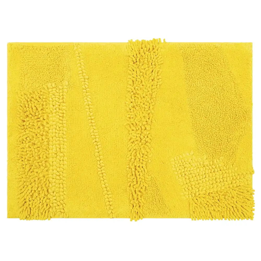 

Composition Cotton Bath Mat, Fiesta Sunshine, 2' X 5'