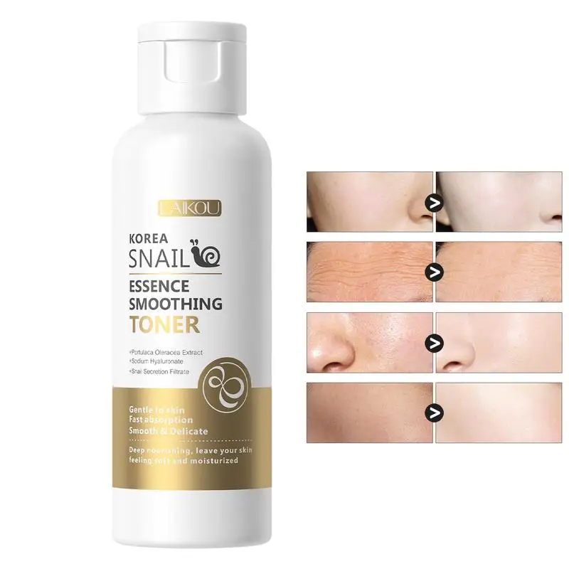 Anti-wrinkle Snail Essence Smoothing Toner Repairing Lift Firm Anti-aging Fade Fine Lines Brightening Skin Care korea product