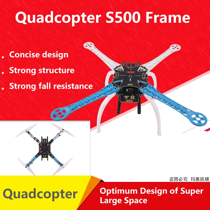 

FPV S500 SK500 PCB Glass Fiber Upgrade F450 F550 Quadcopter Frame Kit with Landing Gear FPV Racing RC Drone