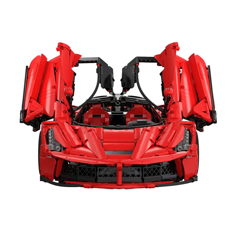 MOC 61505 personnalisé technique Super Sport voiture Hypercar bloc de construction vitesse véhicule brique éducation enfants garçon jouet cadeau de noël
