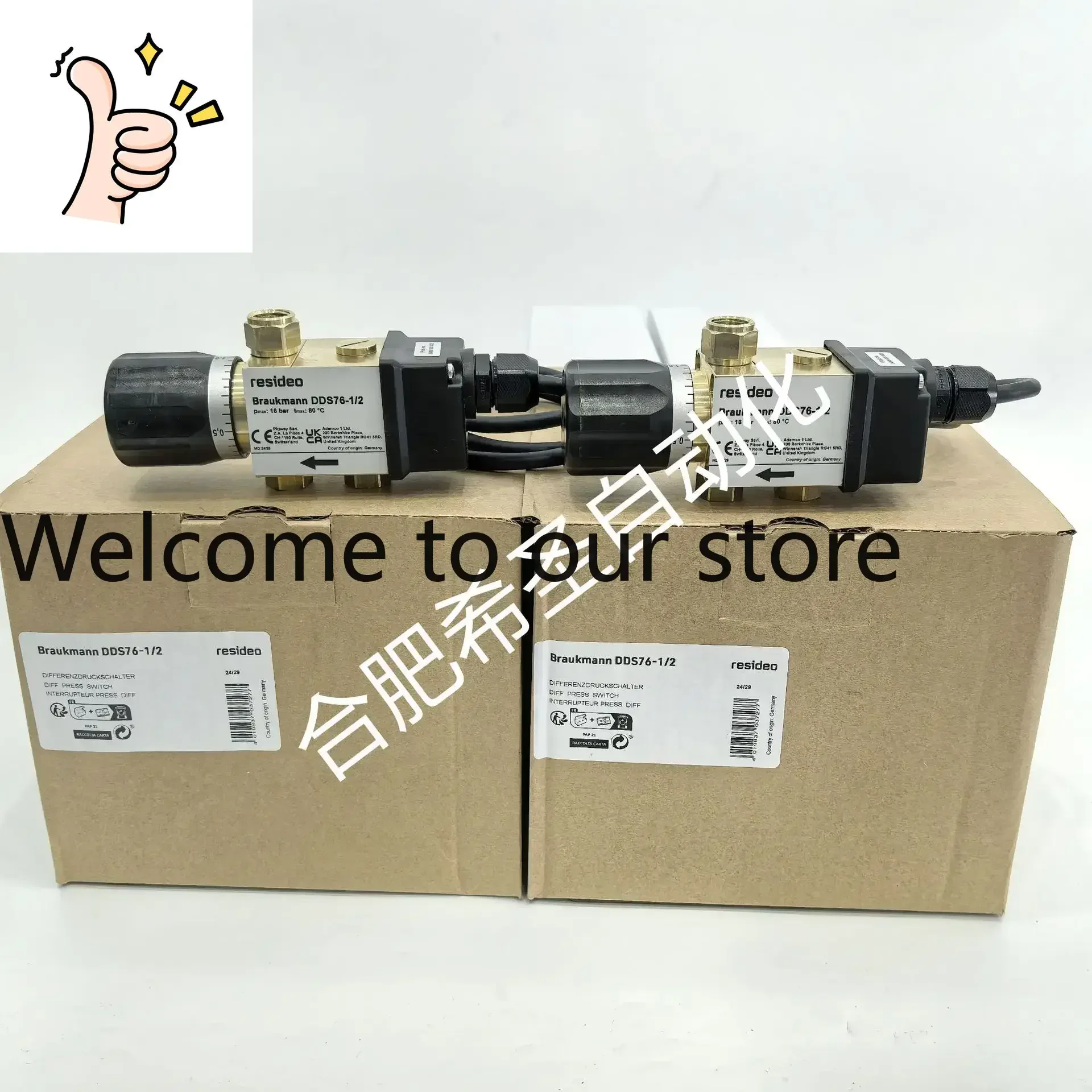 

DDS76 Series Filter Differential Pressure Switch DDS76-1/2 Original Spot